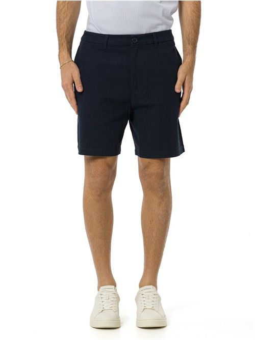 Short Armani Exchange in misto lino ARMANI EXCHANGE | XM002294AF22842/UB101
